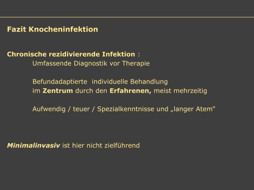 Dr. Matthias Buehler, postoperative Infektion - Septische Chirurgie