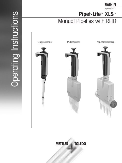 Mettler Toledo Pipette Management