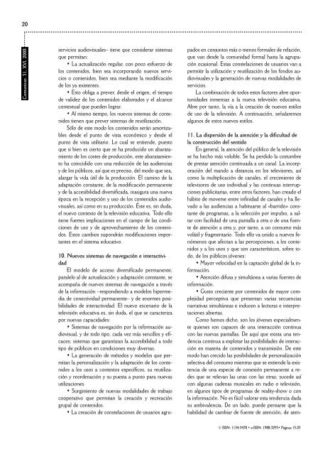 Comunicar 31 - Revista Comunicar