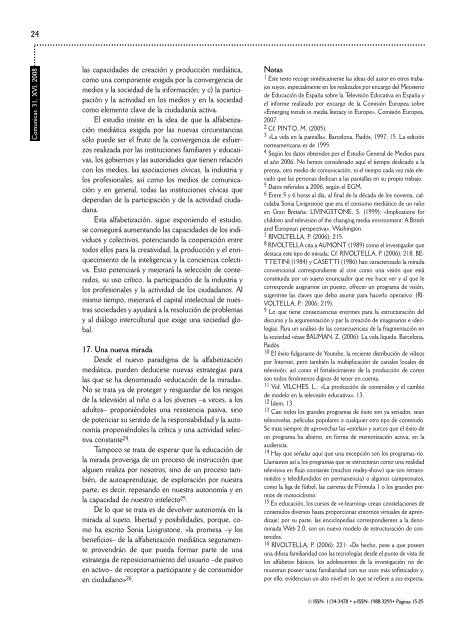 Comunicar 31 - Revista Comunicar