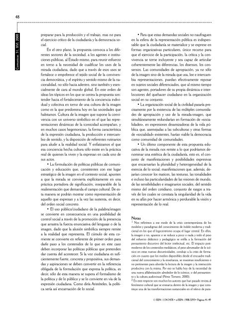 Comunicar 31 - Revista Comunicar