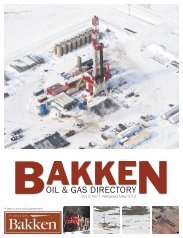 PDF of Latest Bakken O&G Directory - for Petroleum News