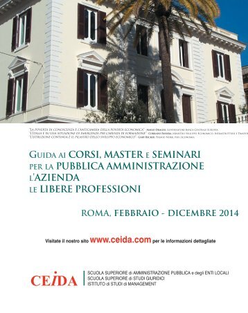 Catalogo Corsi Ceida 2014