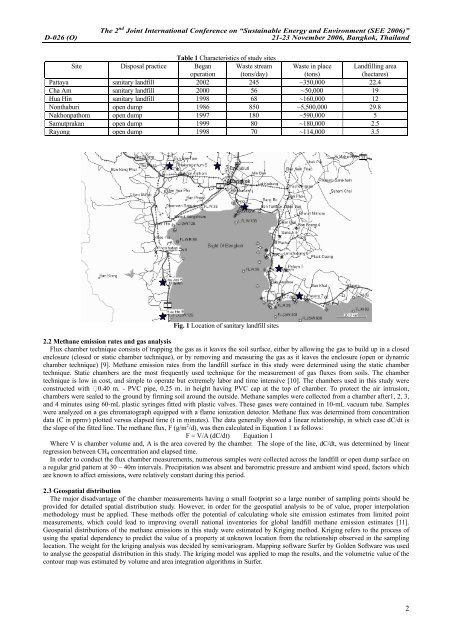 Seasonal Variation of Landfill Methane Emissions from ... - JGSEE