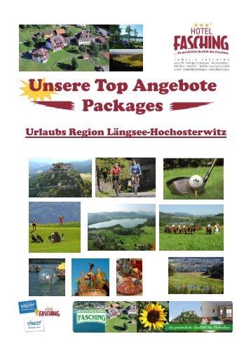 Urlaubs Region Längsee-Hochosterwitz