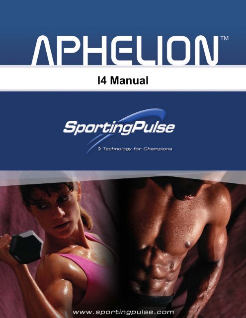 Aphelion .Net I4 Manual - PulseTec Solutions Support