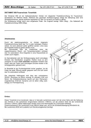 Dictamat - Rbs-beschlaege.ch