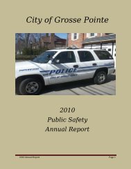 City of Grosse Pointe Department of Public Safety