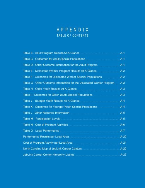 WORKFORCE INVESTMENT ACT - Department of Commerce