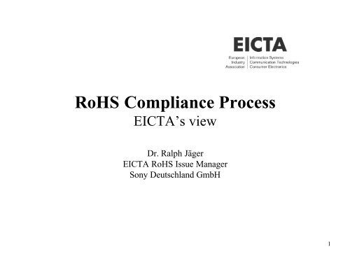 RoHS Compliance Process