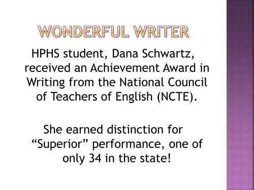 2010-2011 Accomplishments - Township High School District 113