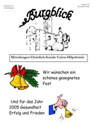 Ju-Ortsverband Hilpoltstein - CSU Hilpoltstein-Meckenhausen