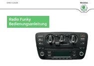 Radio Funky Bedienungsanleitung - Skoda Auto