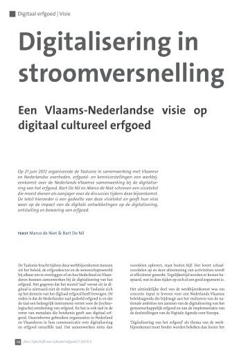 Digitalisering in stroomversnelling - DEN