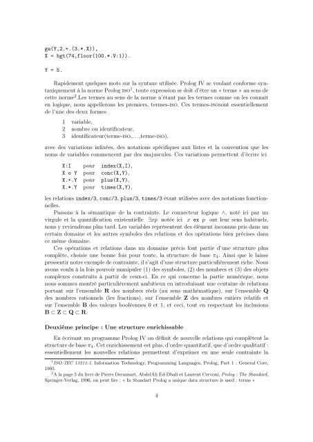 Les Bases de Prolog IV - Colmerauer, Alain