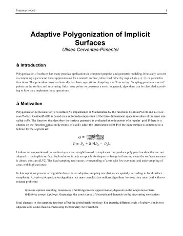 Adaptive Polygonization of Implicit Surfaces - Luiz Velho