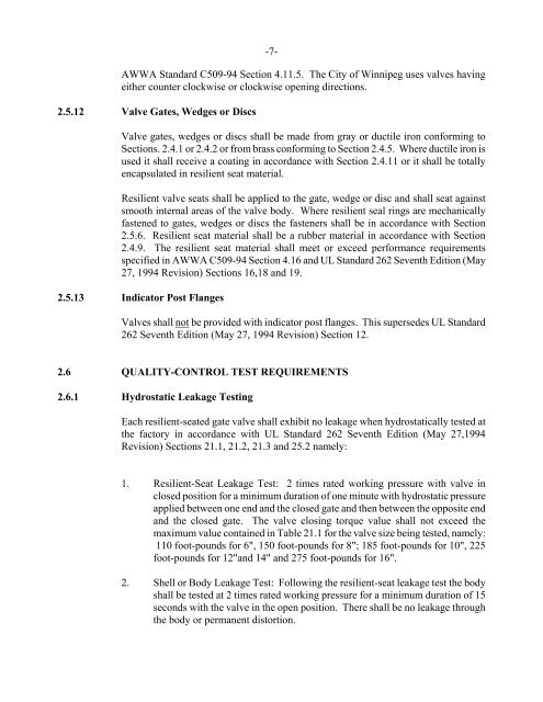  7 AWWA Standard