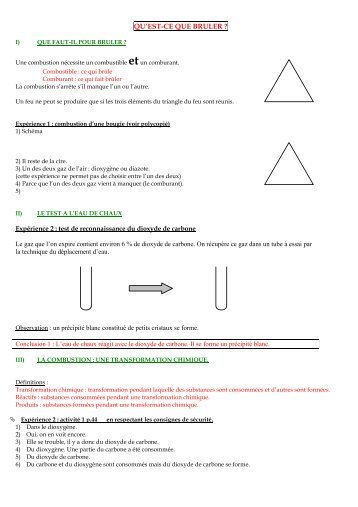 QU'EST-CE QUE BRULER ?