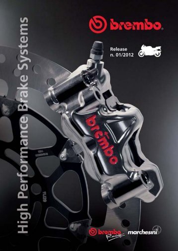 Brembo & Marchesini Motorcycle Catalog 2012 - distributed by OPP Racing