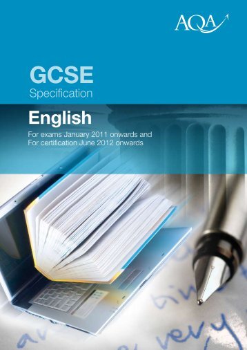 GCSE English Specification - Kingsdown School