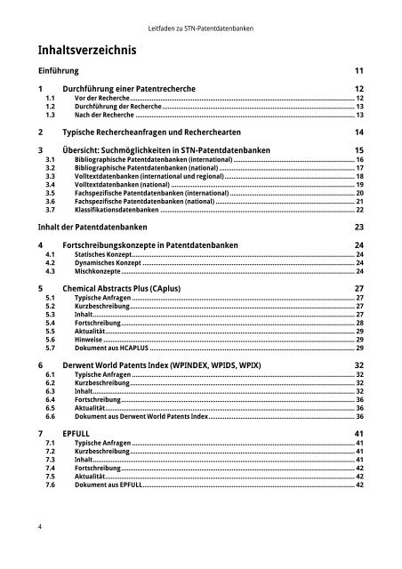 Leitfaden zu STN-Patentdatenbanken - FIZ Karlsruhe