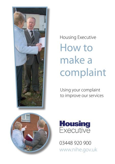 Complaint's Leaflet - Northern Ireland Housing Executive