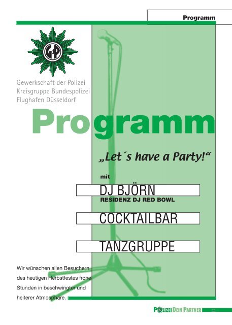 LetÂ´s have a Party! - bei Polizeifeste.de