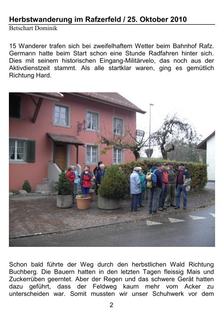 News 2011 Nr. 1 - bei der SV GWK II