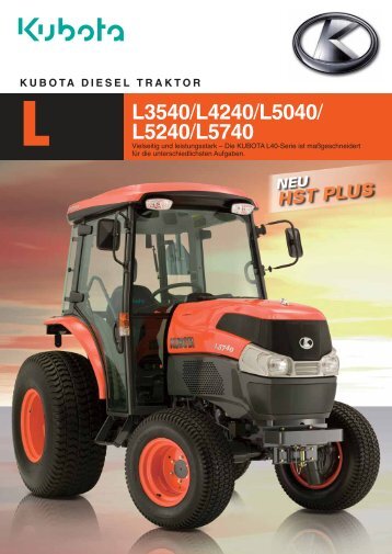 Prospekt L40-Serie - Kubota