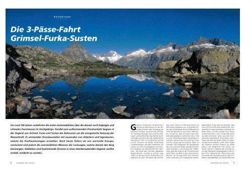 Die 3-PÃ¤sse-Fahrt Grimsel-Furka-Susten