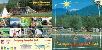 Camping Roz folder 2001 - Camping Rosental Roz