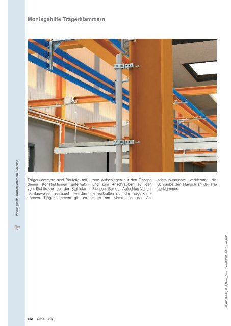 VBS | Trägerklammern-Systeme - OBO Bettermann