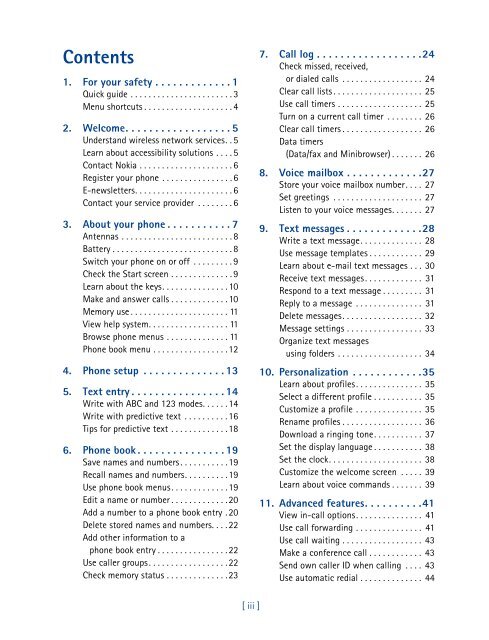 Nokia 3585i User Guide (PDF) - STi Mobile