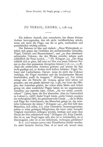 ZU VERGIL, GEORG. I, n8-159