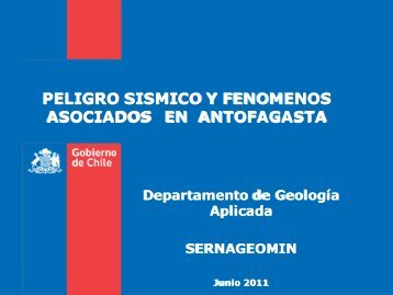 Peligro sÃ­smico y fenÃ³menos asociados en Antofagasta - Sociedad ...