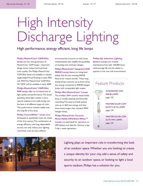 Lamp Specification and Application Guide 2008 Philips Lighting
