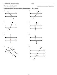 3 Parallel Lines And Transversals
