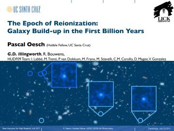 The Epoch of Reionization: Galaxy Build-up in the First Billion Years