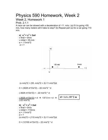 Physics 590 Homework, Week 2