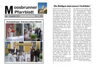 oosbrunner Pfarrblatt - Pfarre Moosbrunn