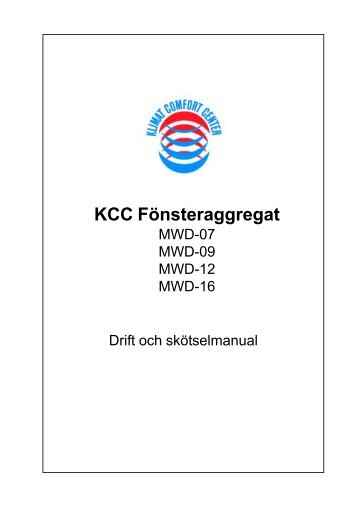 KCC-MWD-07/09/12/16 FÃ¶nsteraggregat