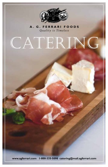 CATERING - A.G. Ferrari Foods