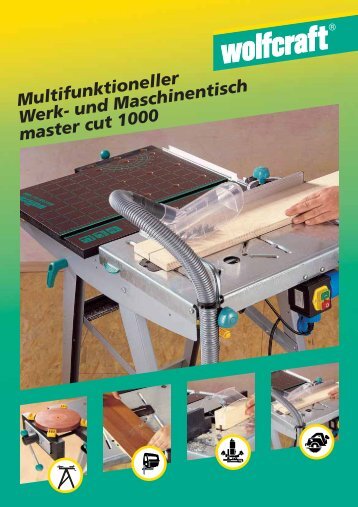 und Maschinentisch master cut 1000 - Produktinfo.conrad.com