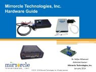 Mirrorcle Technologies, Inc. Hardware Guide