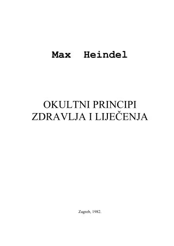 Max Heindel: Okultni principi zdravlja i lijeÄenja - Antropozofija