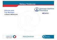 Informe para Top Manager MÃXICO Rating y Tendencias - Rima