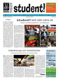 Ausgabe jetzt ansehen - student!