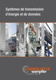 Systèmes de transmission d'énergie et de ... - Conductix-Wampfler