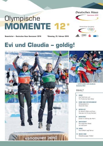 momente 12 - Der Deutsche Olympische Sportbund