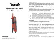 Dwubiegunowy tester napiÄcia TestboyÂ® Profi LED Plus - Agentools